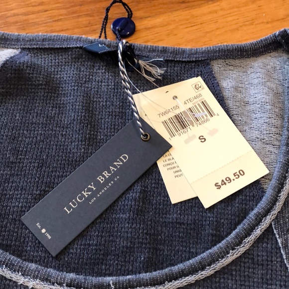 Lucky brand scoop neck long-sleeved- T - Picture 2 of 5